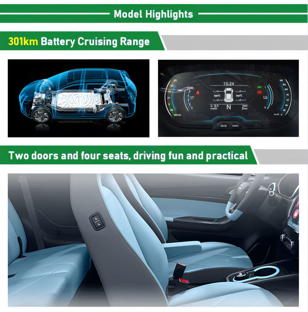 China Mini coche eléctrico chino coches usados ​​Chery little ant con buen servicio
