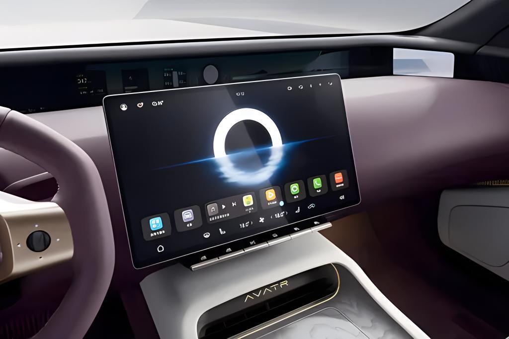 Buen precio Sedán Azul coche eléctrico puro vehículos inteligentes de nueva energía Avatar12