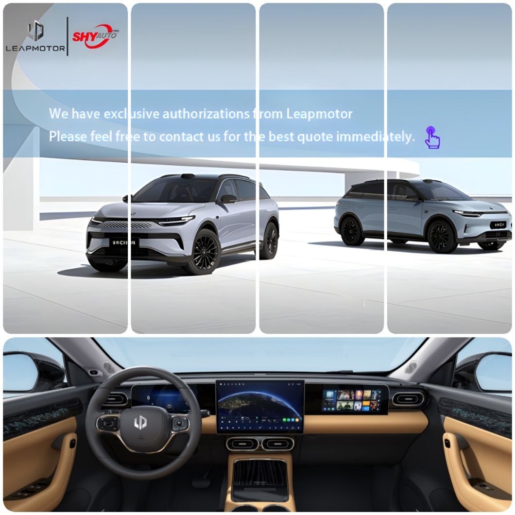Personalización de fábrica Leapmotor 2023 C11 Reev Cars 300 Smart 1210 Vehículo de nueva energía automático de largo alcance