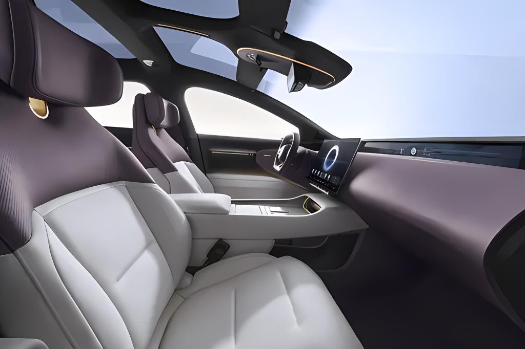 China Sedan Azul coche puro vehículos inteligentes Vehículo eléctrico New Energy Avatar12