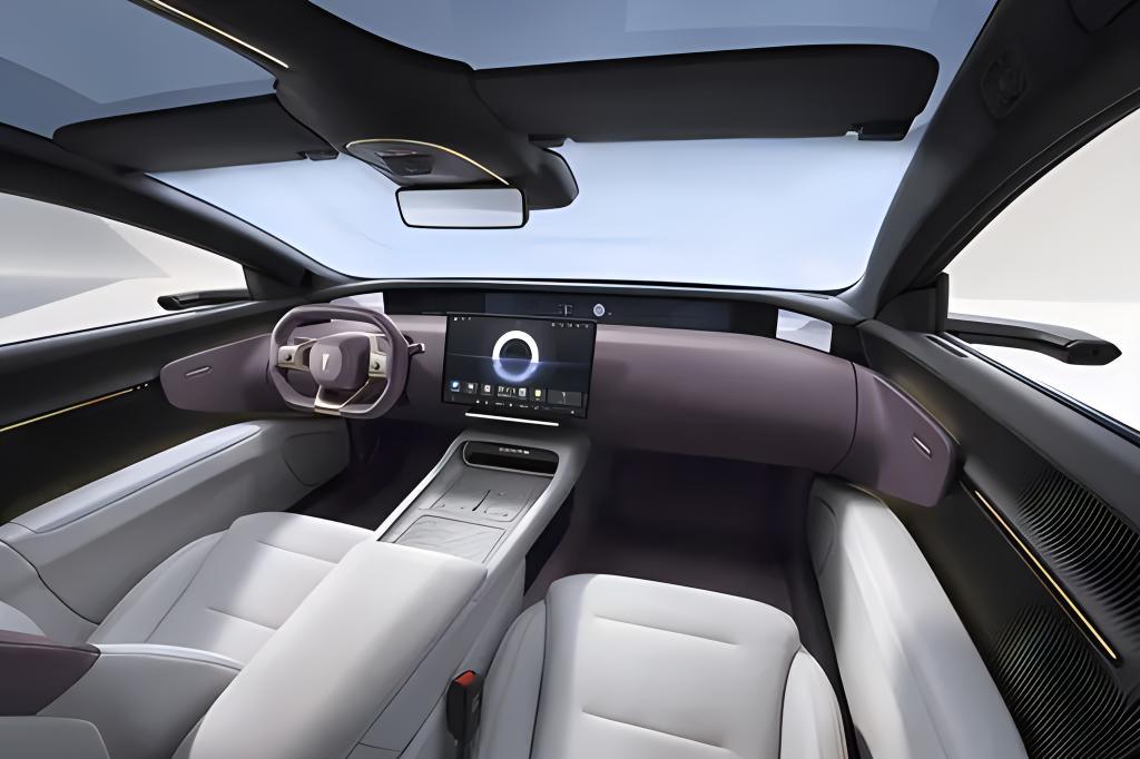 Buen precio Sedán Azul coche eléctrico puro vehículos inteligentes de nueva energía Avatar12