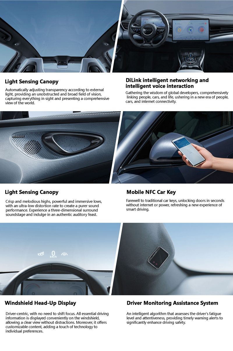 BYD Seal 2024 Precio barato Coche nuevo inteligente Coches eléctricos Vehículos de nueva energía