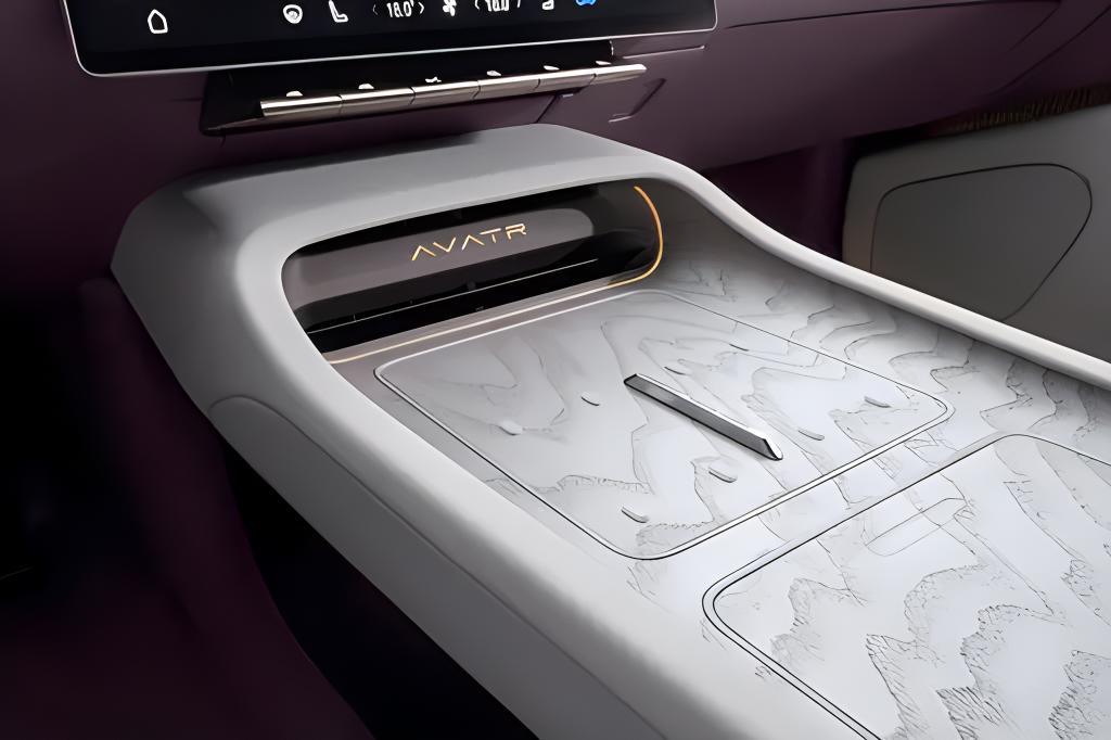 China Sedan Azul coche puro vehículos inteligentes Vehículo eléctrico New Energy Avatar12