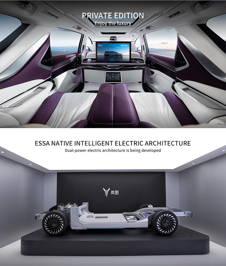 Monovolumen eléctrico chino de 7 asientos, superventas, conducción inteligente, coche Phev de ultra largo alcance, excelente edición para alquiler