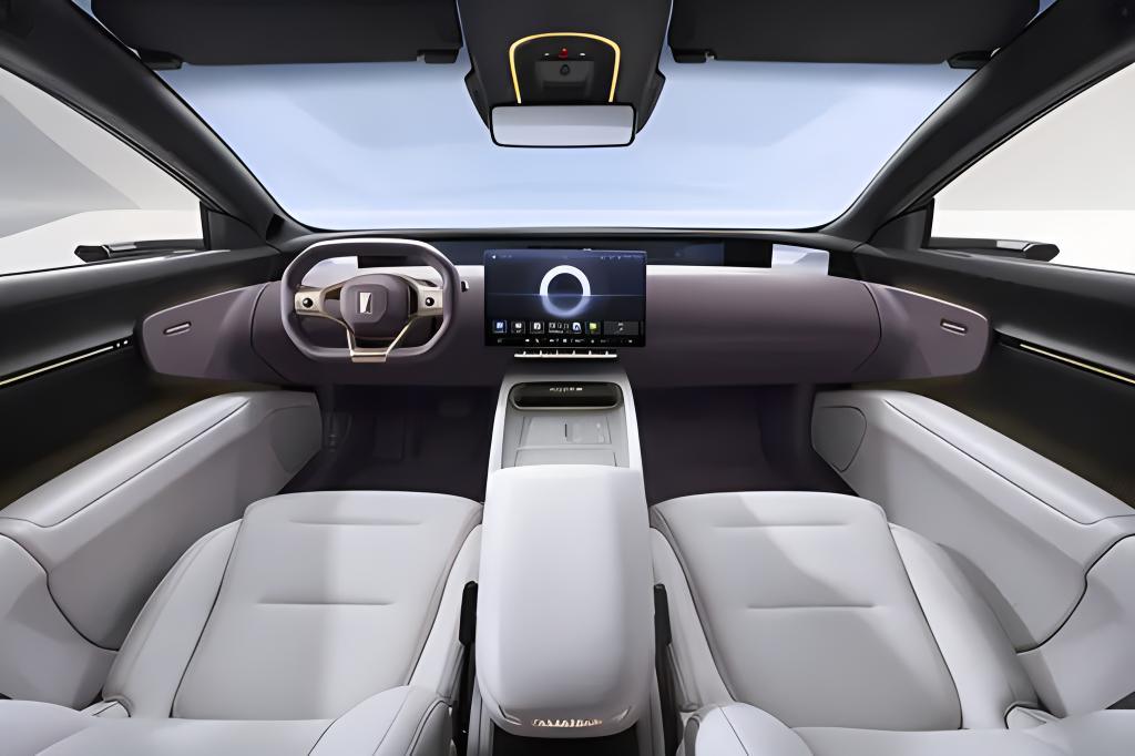 Buen precio Sedán Azul coche eléctrico puro vehículos inteligentes de nueva energía Avatar12